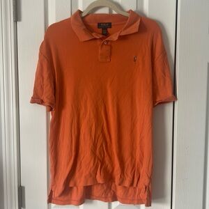 Men’s extra large orange polo, golf shirt